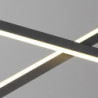 led pendel linje design 120cm sort guld metal kunstnerisk stil moderne stil kontor