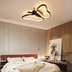 led loftslampe dæmpbar 50cm geometriske former flush mount lys metal stilfuld malet finish moderne moderne