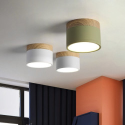 9 cm enkelt design indbygget loftslampe aluminium led nordisk stil