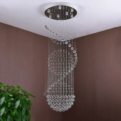 60cm line design lysekrone metal galvaniseret moderne