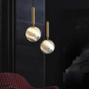 led pendel planet design sengelampe moderne guld globe design 15cm metal galvaniseret