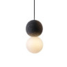 10cm led pendler globe design moderne glas og terrazzo globus malede finish 1 lys kreativ nordisk stil