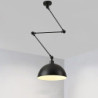 led pendel, macaron stang rocker arm lysekrone 30cm 3000k e27 1-lys moderne langarm spotlight ophængslys bar loft restaurant (pære inkluderet)