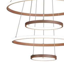 5-Lys 60cm Pendant Lantern Desgin Vedhæng Lys Metal Akryl Malede finish Moderne