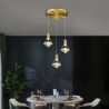 3-Lys 5-Lys 150cm Cirkel / Rund Design Line Design Lysestager Metal Formel Stil Moderne Stil Klassisk Malede finish Moderne